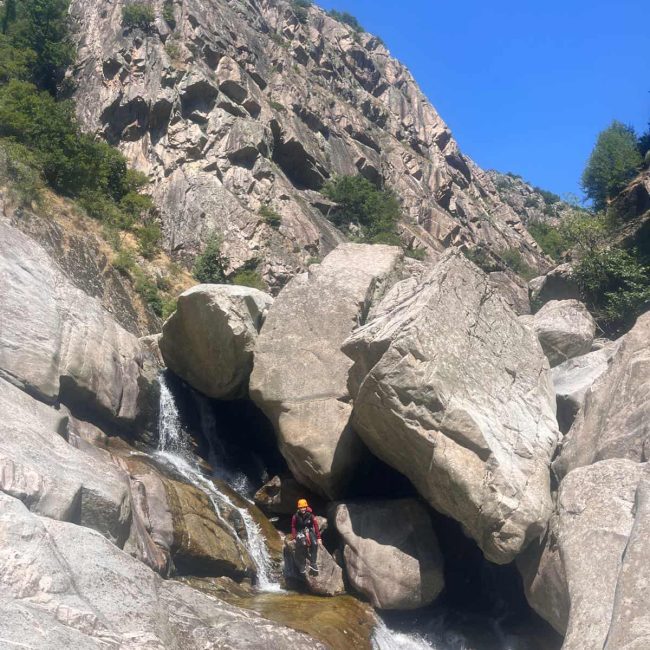 Tobogan naturels piscines canyoning Ardeche outdoors