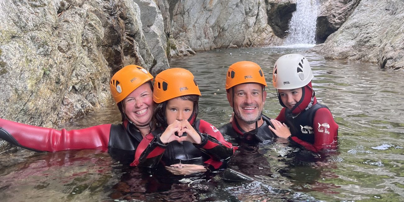 Exploration canyon Ardèche aventure en famille