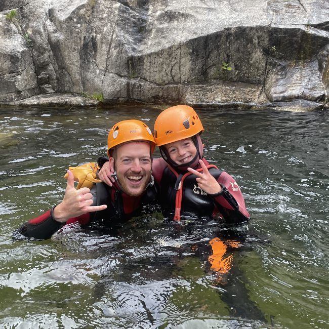 marche aquatique canyon découverte familial en ardeche