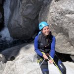 Femme Canyoning activité les Vans en lozère outdoor journée filles EVJF_0787
