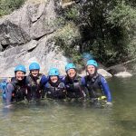 Femme Canyoning activité les Vans en lozère outdoor journée filles EVJF_0890