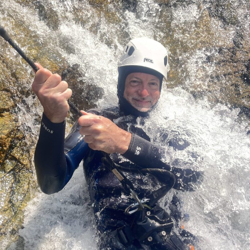 Canyon sportif English speaking guide Ardeche half day activity