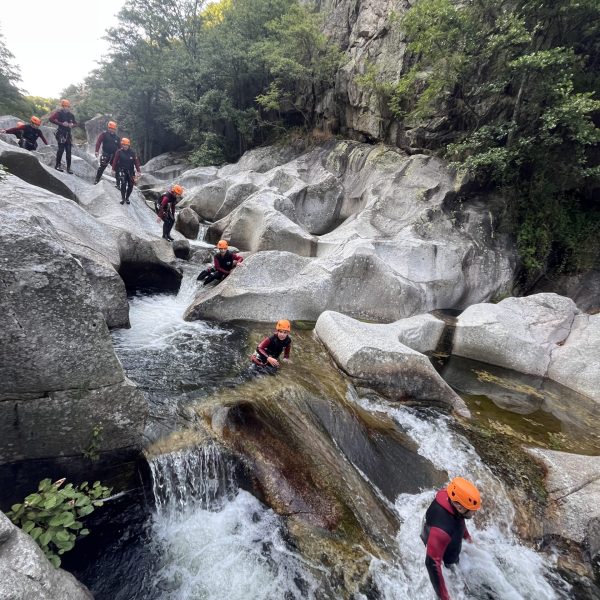 Photo souvenir canyoning Ardèche Aventure