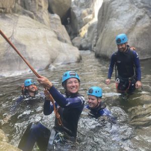 activité plein aire evg evjf anniversaire seminars teambuilding en canyoning in Ardeche